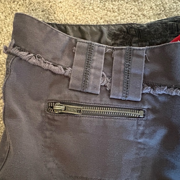 H&M Dark Navy Panelled A-Line Skirt - Picture 4 of 9